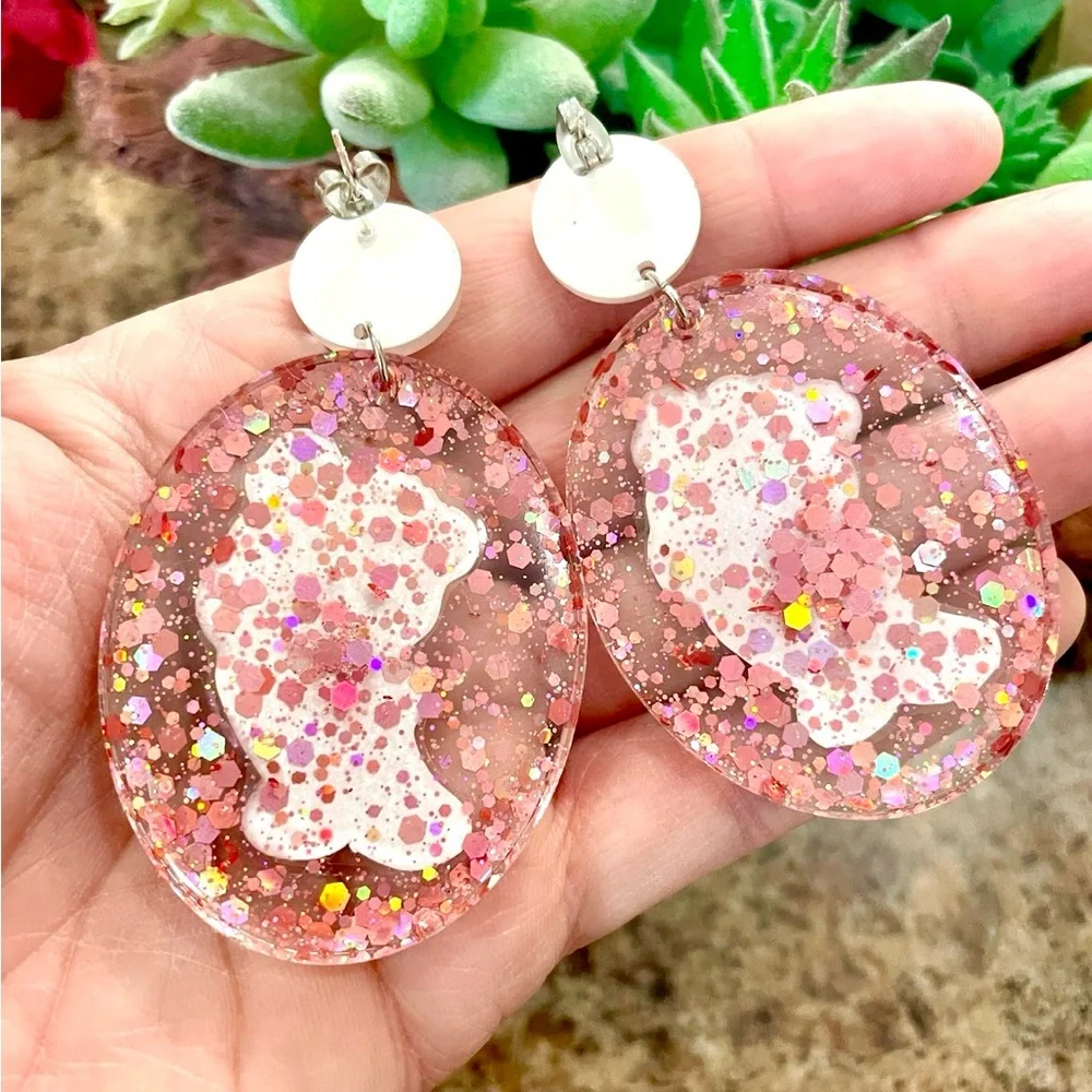 Care Bear Acrylic Dangle Earrings - Picture 4 of 4